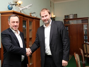 А. Рождественский встретился с президентом Федерации регби Москвы